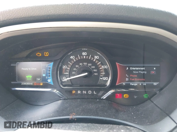 2017 Lincoln MKZ Hybrid Premiere with VIN 3LN6L5KU7HR602870, listed as a IAAI auction lot 42224306 with 238,069 mi miles and . Bid and sale history available at DreamBid. Image 7.
