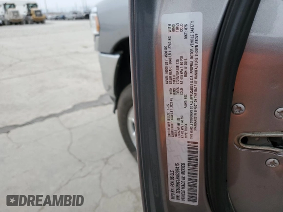 2022 Ram 2500 Tradesman with VIN 3C6UR5CL3NG209415, listed as a Copart auction lot 44941665 with 54,275 mi miles and Salvage Title. Bid and sale history available at carsss.com. Image 14.