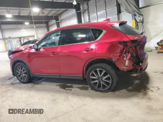 2018 Mazda CX-5 Grand Touring z VIN JM3KFBDMXJ0432197, wystawiony jako Copart lot #50383035 z przebiegiem Nie podano mil oraz Szkoda całkowita • Salvage title. Historia ofert i sprzedaży dostępna na DreamBid. Obrazek 2.