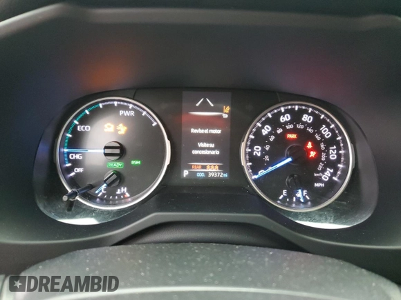 2022 Toyota RAV4 Hybrid SE with VIN JTM16RFV6ND050363, listed as a Copart auction lot 55931115 with 39,372 mi miles and Salvage title. Bid and sale history available at DreamBid. Image 9.