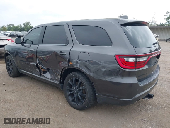 2020 Dodge Durango GT with VIN 1C4RDHDG3LC301544, listed as a IAAI auction lot 42429339 with 95,453 mi miles and . Bid and sale history available at DreamBid. Image 3.