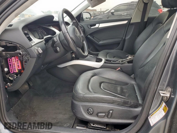 2012 Audi A4 Premium с VIN WAUAFAFL5CN016922, выставлен на аукционе Copart как лот 58787975 с пробегом Не указан миль и Чистый • Clean title. История ставок и продаж доступна на DreamBid. Изображение 7.
