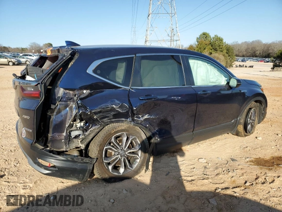 2020 Honda CR-V EX-L with VIN 7FART6H82LE004699, listed as a Copart auction lot 44432635 with Not provided miles and Salvage title. Bid and sale history available at DreamBid. Image 3.