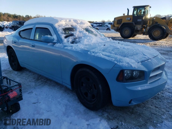 2007 Dodge Charger with VIN 2B3KA43R37H850235, listed as a Copart auction lot 87873745 with 129,820 mi miles and Salvage Title. Bid and sale history available at DreamBid. Image 4.