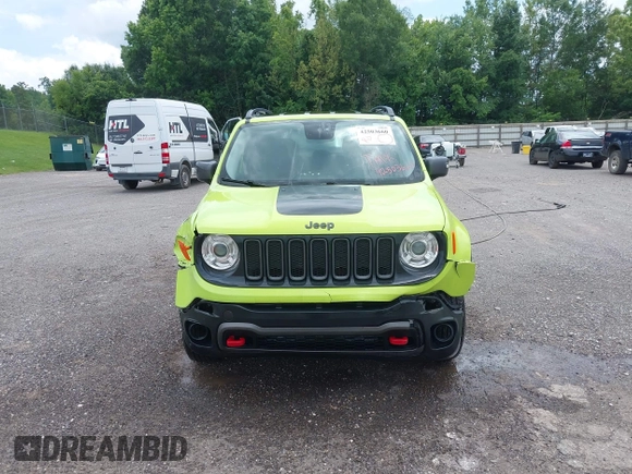 2017 Jeep Renegade Trailhawk with VIN ZACCJBCB4HPF39469, listed as a IAAI auction lot 42503660 with 119,221 mi miles and . Bid and sale history available at DreamBid. Image 12.