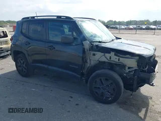 2018 Jeep Renegade Sport with VIN ZACCJBAB5JPH88551, listed as a IAAI auction lot 40937138 with 80,321 mi miles. Bid and sale history available at carsss.com. Image 6.