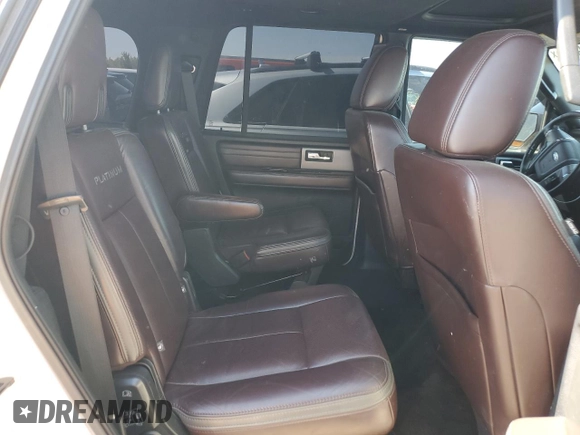 2015 Ford Expedition Platinum with VIN 1FMJU1LT8FEF02105, listed as a Copart auction lot 55969655 with 186,839 mi miles and Clean title. Bid and sale history available at DreamBid. Image 11.