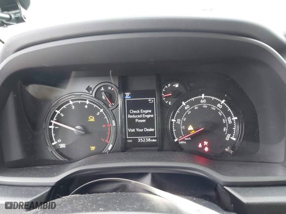 2022 Toyota 4Runner SR5 Premium with VIN JTENU5JRXN6010314, listed as a IAAI auction lot 41554403 with 35,238 mi miles. Bid and sale history available at carsss.com. Image 7.