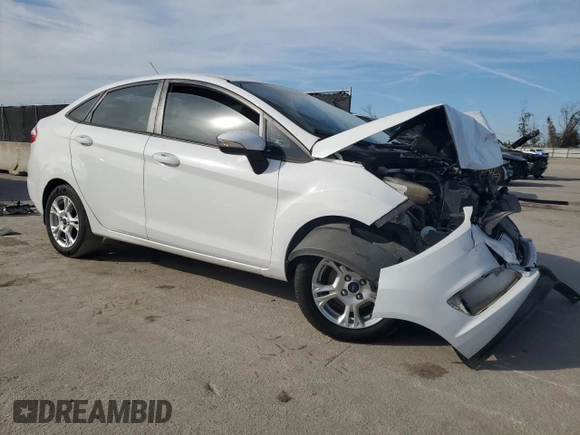 2014 Ford Fiesta SE with VIN 3FADP4BJ6EM151199, listed as a Copart auction lot 43125995 with 104,512 mi miles and Salvage Title. Bid and sale history available at DreamBid. Image 4.