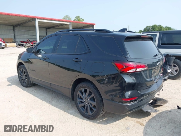 2024 Chevrolet Equinox RS with VIN 3GNAXMEG9RL252561, listed as a IAAI auction lot 42396701 with 18,773 mi miles and . Bid and sale history available at DreamBid. Image 3.