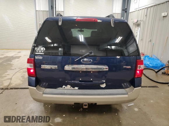2008 Ford Expedition EL Eddie Bauer with VIN 1FMFK18528LA46090, listed as a Copart auction lot 86329694 with 188,208 mi miles and Clean Title. Bid and sale history available at carsss.com. Image 6.