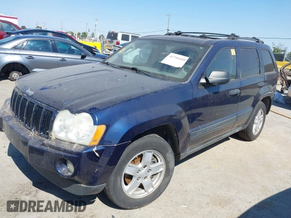 2005 Jeep Grand Cherokee Laredo with VIN 1J4GR48K35C518587, listed as a IAAI auction lot 42741449 with 164,821 mi miles and . Bid and sale history available at DreamBid. Image 2.