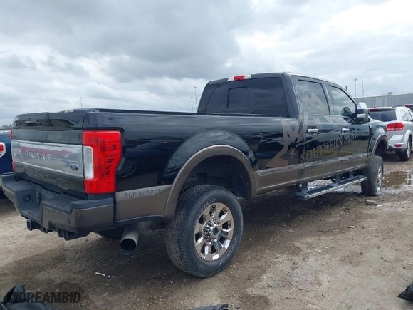 2017 Ford Super Duty F-250 SRW Lariat with VIN 1FT7W2BT7HEC14644, listed as a IAAI auction lot 41449381 with 125,963 mi miles. Bid and sale history available at carsss.com. Image 4.