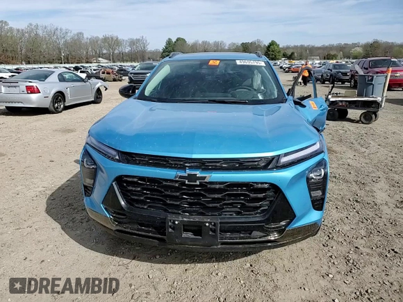 2025 Chevrolet Trax ACTIV with VIN KL77LKEP1SC053604, listed as a Copart auction lot 49695795 with 10,705 mi miles and Salvage Title. Bid and sale history available at carsss.com. Image 12.