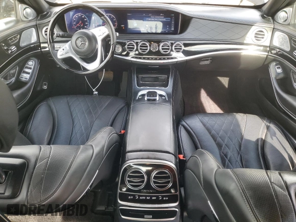 2020 Mercedes-Benz S-Class Maybach S 560 with VIN W1KUX8GB0LA558390, listed as a Copart auction lot 54248695 with 21,157 mi miles and Non Repairable. Bid and sale history available at carsss.com. Image 8.