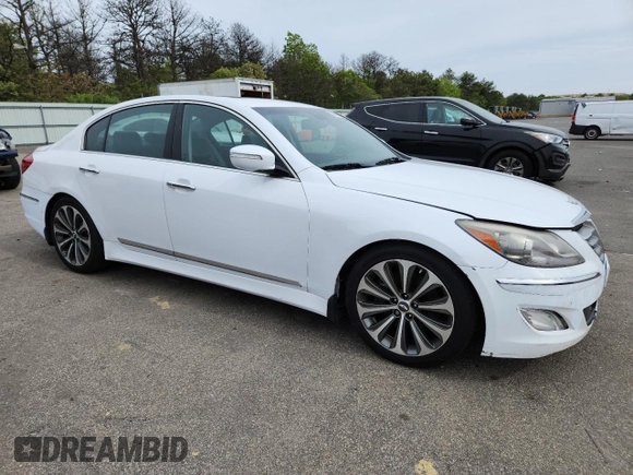 2014 Hyundai Genesis R-Spec z VIN KMHGC4DHXEU262634, wystawiony jako Copart lot #58714705 z przebiegiem 160 521 mil mil oraz Tytuł czysty. Historia ofert i sprzedaży dostępna na DreamBid. Obrazek 4.