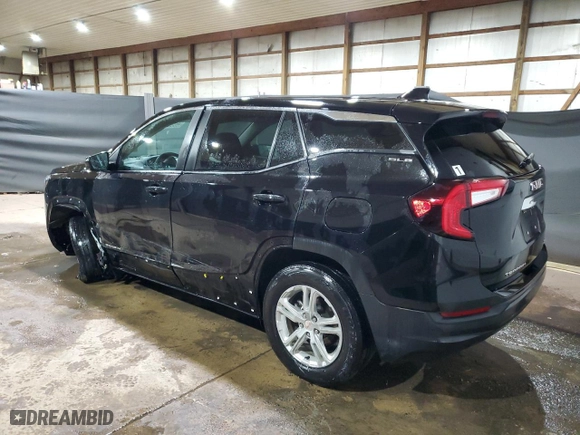 2022 GMC Terrain SLE with VIN 3GKALTEV1NL233952, listed as a Copart auction lot 53841255 with 170,563 mi miles and Clean Title. Bid and sale history available at carsss.com. Image 2.