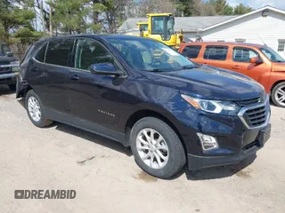 2020 Chevrolet Equinox LT with VIN 3GNAXTEV3LS602742, listed as a IAAI auction lot 41901127 with 65,669 mi miles. Bid and sale history available at carsss.com. Image 1.