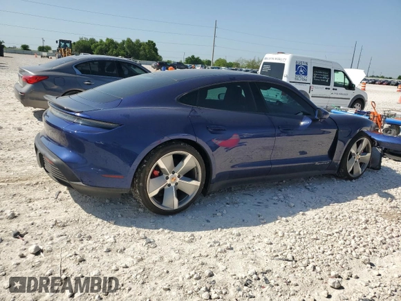 2020 Porsche Taycan 4S with VIN WP0AB2Y1XLSA52223, listed as a Copart auction lot 51683985 with 46,908 mi miles and Salvage title. Bid and sale history available at DreamBid. Image 3.