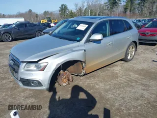 2013 Audi Q5 Premium Plus with VIN WA1DGAFP8DA067978, listed as a IAAI auction lot 41886813 with 224,482 mi miles and . Bid and sale history available at DreamBid. Image 2.