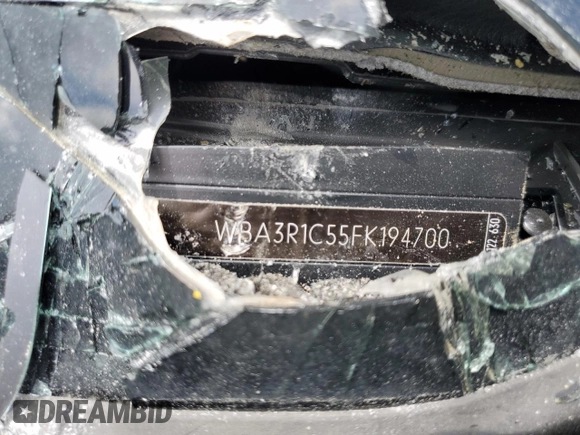 2015 BMW 4 Series 435i с VIN WBA3R1C55FK194700, выставлен на аукционе Copart как лот 53197794 с пробегом Не указан миль и Списание • Salvage title. История ставок и продаж доступна на DreamBid. Изображение 12.