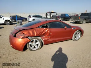 2008 Mitsubishi Eclipse GS with VIN 4A3AK24F28E025843, listed as a Copart auction lot 74224814 with 76,945 mi miles and Salvage Title. Bid and sale history available at carsss.com. Image 3.