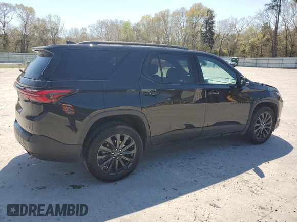 2023 Chevrolet Traverse RS with VIN 1GNERJKW8PJ270608, listed as a Copart auction lot 50543995 with 23,388 mi miles and Salvage Title. Bid and sale history available at carsss.com. Image 3.