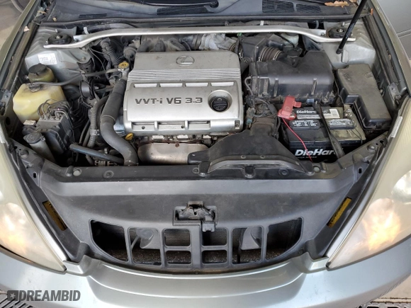 2004 Lexus ES 330 with VIN JTHBA30G245013344, listed as a Copart auction lot 52094055 with 152,761 mi miles and Salvage Title. Bid and sale history available at carsss.com. Image 11.