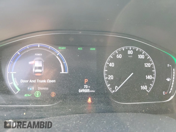 2020 Honda Accord with VIN 1HGCV3F16LA009978, listed as a Copart auction lot 44102665 with 49,005 mi miles and Salvage Title. Bid and sale history available at DreamBid. Image 9.