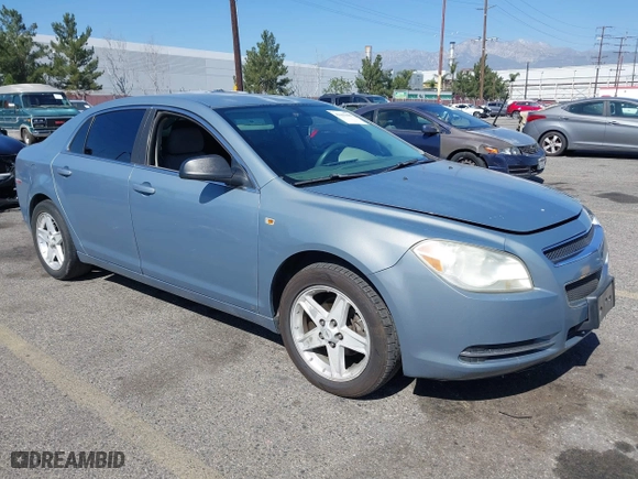 2008 Chevrolet Malibu LS w/1LS with VIN 1G1ZG57B68F288888, listed as a IAAI auction lot 41665485 with 186,024 mi miles. Bid and sale history available at carsss.com. Image 1.