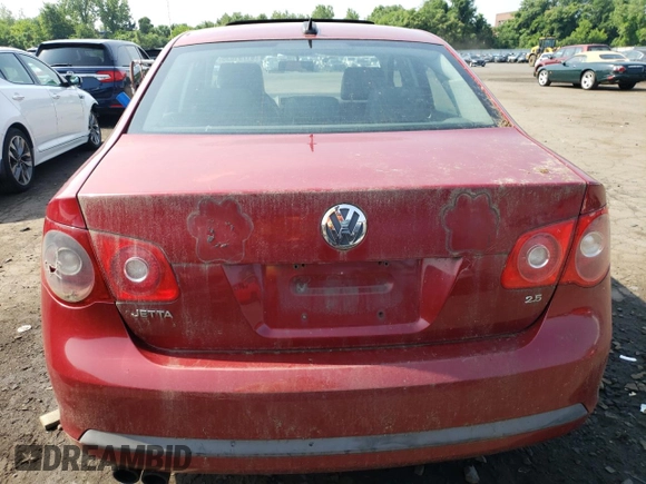 2006 Volkswagen Jetta 2.5L with VIN 3VWSG71K66M675951, listed as a Copart auction lot 61791035 with 208,453 mi miles and Salvage title. Bid and sale history available at DreamBid. Image 6.
