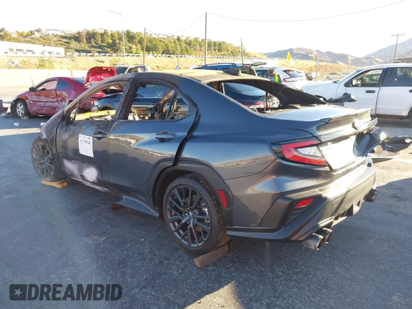 2023 Subaru WRX Premium with VIN JF1VBAH65P8822583, listed as a IAAI auction lot 41199940 with Not provided miles and . Bid and sale history available at DreamBid. Image 3.