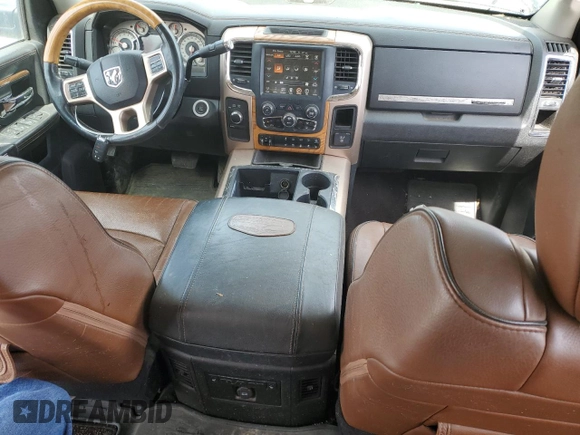 2013 Ram 2500 Laramie Longhorn with VIN 3C6UR5GL5DG534351, listed as a Copart auction lot 49915635 with 183,119 mi miles and Salvage title. Bid and sale history available at DreamBid. Image 8.