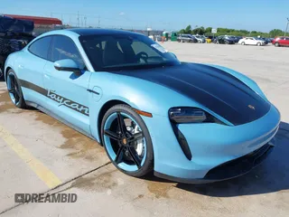 2022 Porsche Taycan with VIN WP0AA2Y10NSA10908, listed as a IAAI auction lot 42257582 with 23,806 mi miles and . Bid and sale history available at DreamBid. Image 1.