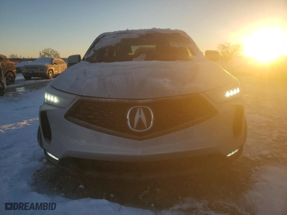 2023 Acura RDX w/A-Spec Package with VIN 5J8TC1H62PL006458, listed as a Copart auction lot 87893995 with 9,407 mi miles and Salvage Title. Bid and sale history available at carsss.com. Image 5.
