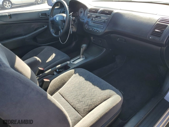 2002 Honda Civic LX with VIN 1HGEM22572L001289, listed as a Copart auction lot 48754145 with 105,516 mi miles and Salvage Title. Bid and sale history available at carsss.com. Image 8.