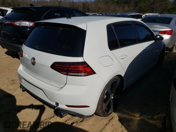 2018 Volkswagen Golf GTI S with VIN 3VW547AUXJM290814, listed as a Copart auction lot 41943153 with 25,153 mi miles. Bid and sale history available at carsss.com. Image 3.