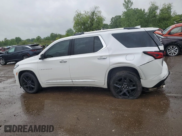 2022 Chevrolet Traverse Premier with VIN 1GNERKKW6NJ139552, listed as a Copart auction lot 61060075 with 41,818 mi miles and Salvage title. Bid and sale history available at DreamBid. Image 2.