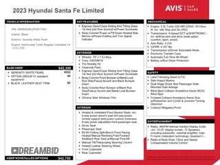 2023 Hyundai Santa Fe Limited with VIN 5NMS4DAL2PH517081, listed as a Copart auction lot 54197505 with 53,584 mi miles and Salvage Title. Bid and sale history available at DreamBid. Image 13.