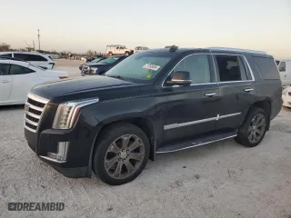 2016 Cadillac Escalade Luxury Collection with VIN 1GYS3BKJ6GR325012, listed as a Copart auction lot 77268684 with 0 mi miles and Salvage Title. Bid and sale history available at carsss.com. Image 1.