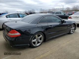 2009 Mercedes-Benz SL 550 with VIN WDBSK71F09F143389, listed as a Copart auction lot 49651665 with 110,204 mi miles and Salvage title. Bid and sale history available at DreamBid. Image 3.