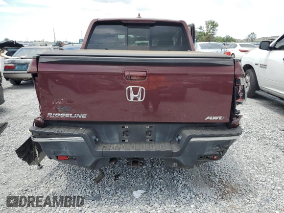 2019 Honda Ridgeline RTL-T with VIN 5FPYK3F65KB026342, listed as a Copart auction lot 65613715 with 70,622 mi miles and Clean title. Bid and sale history available at DreamBid. Image 6.