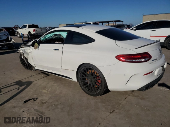 2017 Mercedes-Benz C 63 S AMG with VIN WDDWJ8HB2HF546597, listed as a Copart auction lot 43569455 with Not Provided miles and Salvage Title. Bid and sale history available at carsss.com. Image 2.