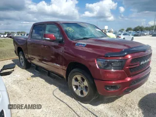 2022 Ram 1500 Big Horn with VIN 1C6SRFFM8NN281204, listed as a Copart auction lot 77252134 with 0 mi miles and Non Repairable. Bid and sale history available at carsss.com. Image 4.