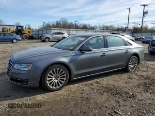 2015 Audi A8 L 3.0T with VIN WAU3GAFD8FN019106, listed as a Copart auction lot 87811785 with 171,661 mi miles and Salvage Title. Bid and sale history available at carsss.com. Image 1.