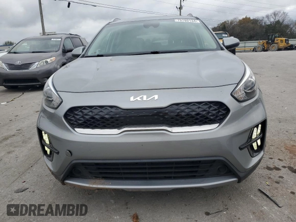 2022 Kia Niro LXS SE with VIN KNDCB3LC5N5507078, listed as a Copart auction lot 79780134 with 26,983 mi miles and Salvage Title. Bid and sale history available at carsss.com. Image 5.