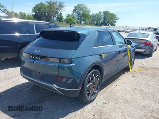 2023 Hyundai Ioniq 5 SEL with VIN KM8KNDAF2PU217648, listed as a IAAI auction lot 42687579 with 15,226 mi miles and . Bid and sale history available at DreamBid. Image 4.