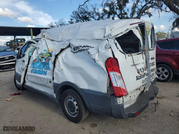 2017 Ford Transit Van with VIN 1FTYE1YM3HKA59464, listed as a Copart auction lot 84915474 with 0 mi miles and Salvage Title. Bid and sale history available at carsss.com. Image 2.