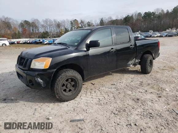 2010 Nissan Titan XE with VIN 1N6AA0EJ1AN323185, listed as a Copart auction lot 82813644 with 154,493 mi miles and Clean Title. Bid and sale history available at carsss.com. Image 1.