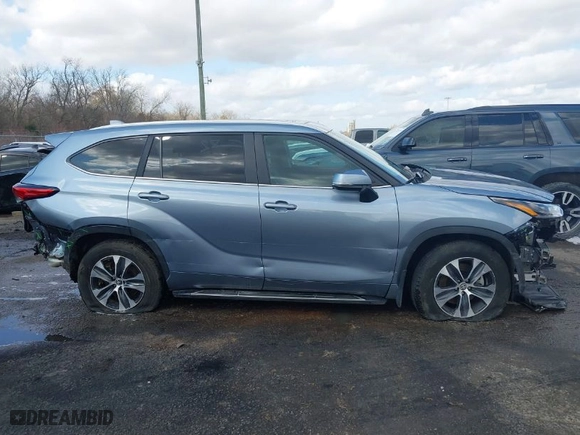 2023 Toyota Highlander L with VIN 5TDKDRAH4PS028204, listed as a IAAI auction lot 41464735 with 23,432 mi miles. Bid and sale history available at carsss.com. Image 13.